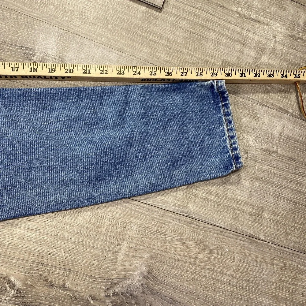 Vintage Levis 511 Jeans Mens 31x32 Blue Denim Slim Fit Tapered‎ Leg Zip Fly